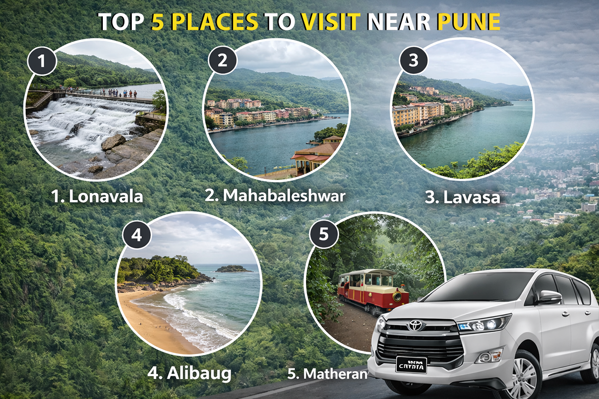 Top 5 Places to Visit Near Pune